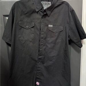 DIXXON Black Casual Button Down Shirt